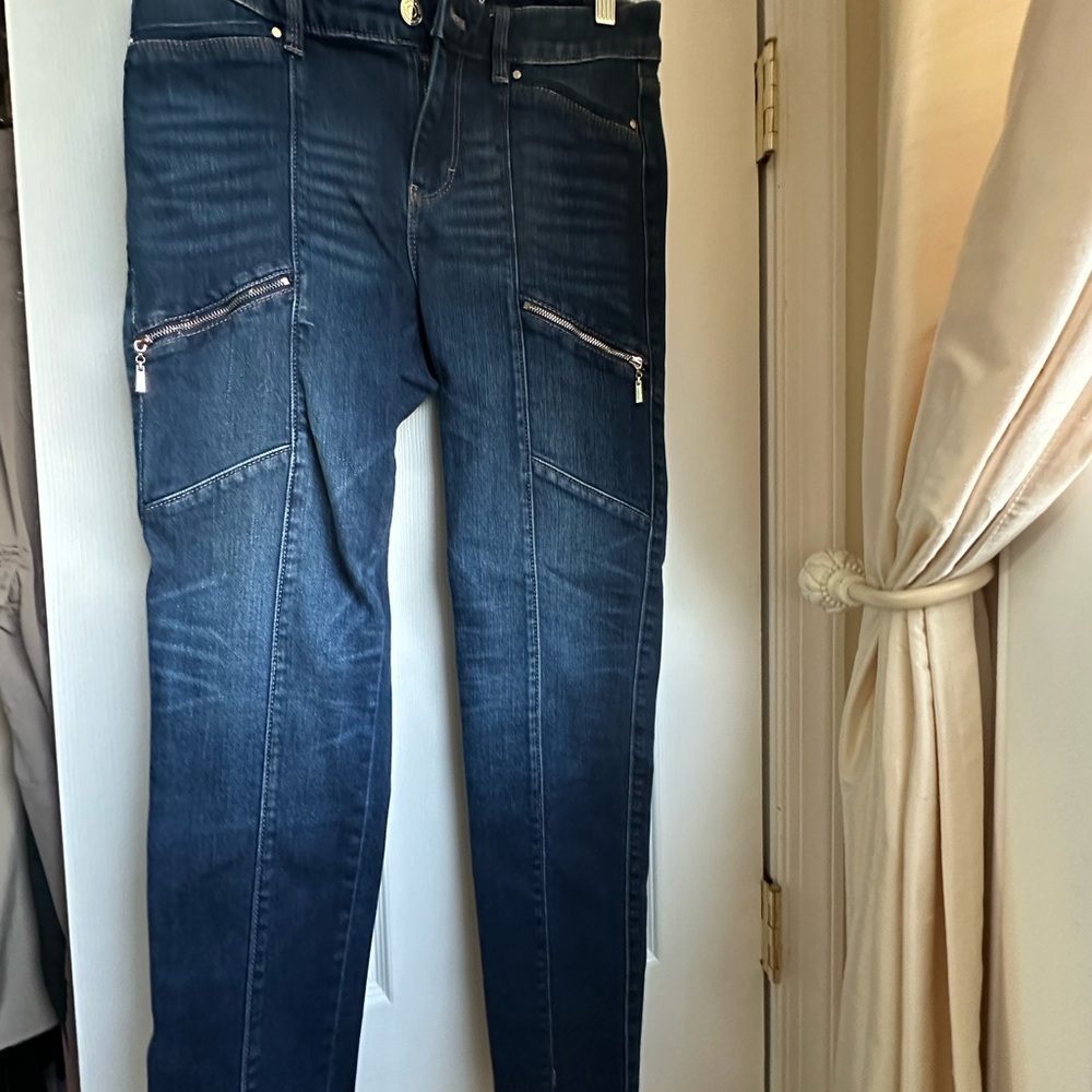 White House Black Market Dark Blue “The Skinny” Skinny Jeans